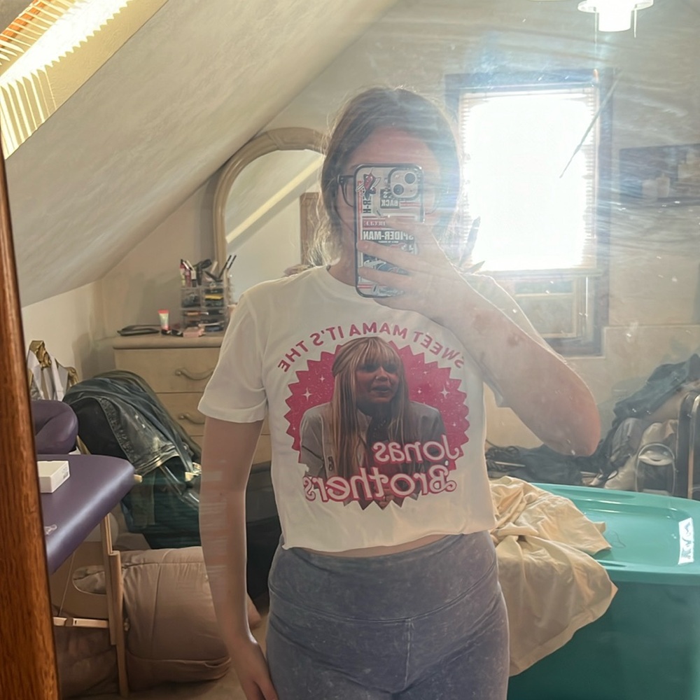 hannah montana sweet mama jonas brothers crop top